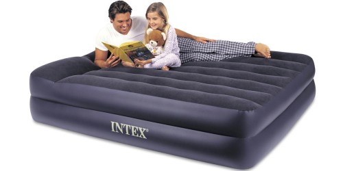 Amazon: Intex Twin Airbed w/ Built-in Pillow AND Pump Only $21.99 (Queen Size Just $31.99 Shipped)