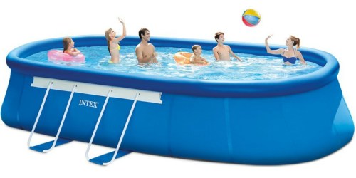 Amazon: Intex Pool w/ Filter Pump, Ladder, Ground Cloth & Pool Cover Just $349.99 Delivered + More