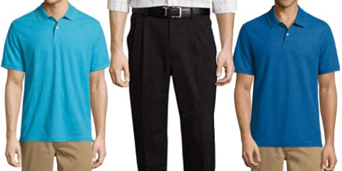 JCPenney: Men’s Pants AND Polo Shirt Only $17.98 For BOTH ($76 Value)