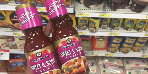 Target: Kikkoman Sweet & Sour Sauce ONLY 46¢ Each (After Cash Back)