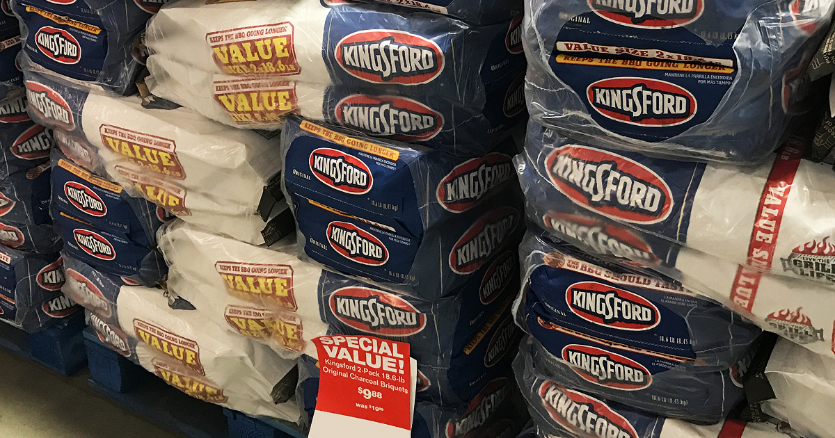Having a BBQ? TWO 18.6lb Kingsford Charcoal Bags Just 9.88 at Home