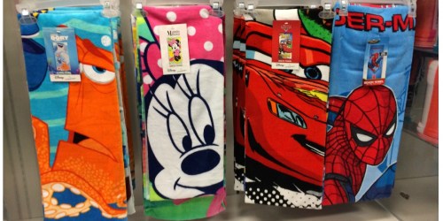 Kohl’s: New $10 Off $30 Coupon + Extra 15% Off = Disney Beach Towels ONLY $5.67 Each + More