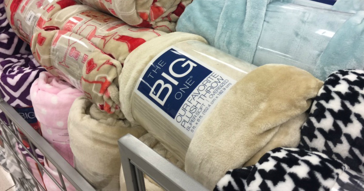 Kohl's The Big One Super Soft Plush Throw ONLY 8.49 (Regularly 39.99)