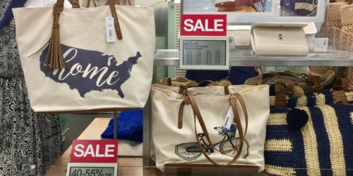 Kohl’s: Super Cute Canvas Totes Just $11 Each – Regularly $30 (So Fun for Summer)