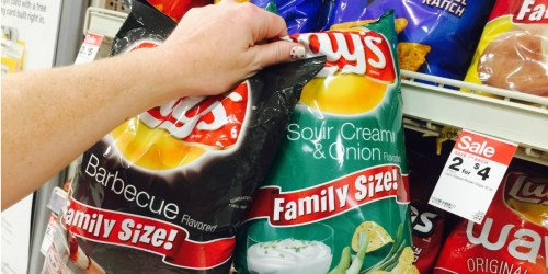 Target: Lay’s Family Size Chips Only $2 & More – NO Coupons Needed