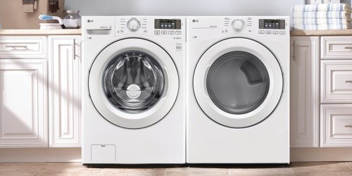 HomeDepot.com: LG Washer & Dryer ONLY $499.99 Each Delivered (Regularly $750 Each)