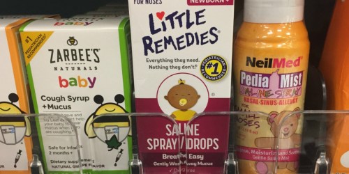 Target: Little Remedies Saline Spray/Drops Just 67¢ (Regularly $3.82)