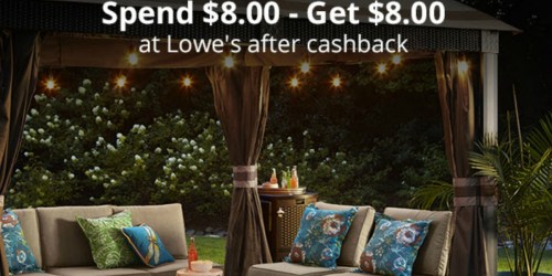 New TopCashBack Members: Sign Up to Score FREE $8 to Spend on Lowe’s.com