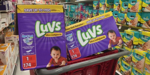 Target: Luvs Value Pack Boxed Diapers Only $16.49 (Regularly $25) After Gift Card & Cash Back