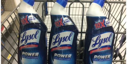 Walmart: Lysol Toilet Bowl Cleaner ONLY 14¢ Each After VISA Digital Reward Offer