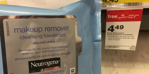 Target: Neutrogena Makeup Remover Wipes Only $2.74 After Gift Card