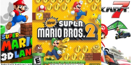 Select Nintendo 3DS Games Only $19.99 (Regularly $29.99) – Mario Cart 7, Super Mario 3D Land & More