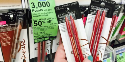 Walgreens: Maybelline Brow & Eye Pencils 2-Ct Pack Only 24¢ (Regularly $5)