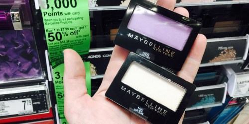 Walgreens: Maybelline Eye Shadow Singles Only $1.49 Each – NO Coupons Needed