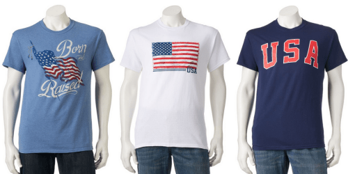 Kohl’s: Men’s Patriotic Shirts ONLY $2.83 Each (Regularly $10)