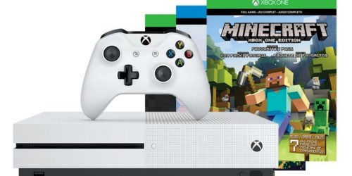 Xbox One S 500GB Console Minecraft Bundle Only $199.99 Shipped (Regularly $299.99)