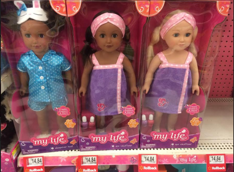 walmart toys my life dolls