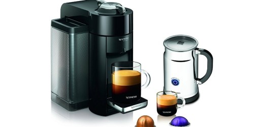 Amazon: Nespresso VertuoLine Espresso & Coffee Machine + Frother Only $99.97 (Reg. $299)