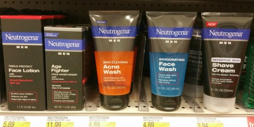 *HOT* $3/1 Neutrogena Product Coupon = Men’s Shave Cream Just 94¢ at Target + More