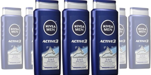 Amazon: 3-Pack Nivea Men Active Body Wash ONLY $7.33 Shipped