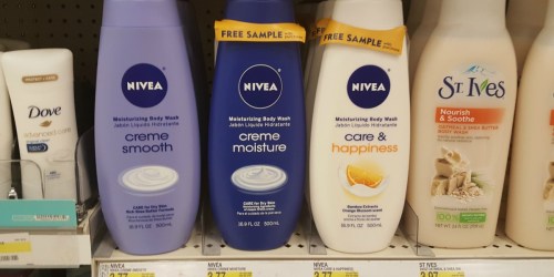 Target: Nivea Body Wash and Aveeno Face Cleanser ONLY 81¢ Each (After Cash Back)