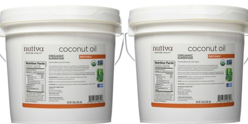 Amazon Prime: Nutiva Organic Coconut Oil 1-Gallon Container ONLY $18.79 Shipped