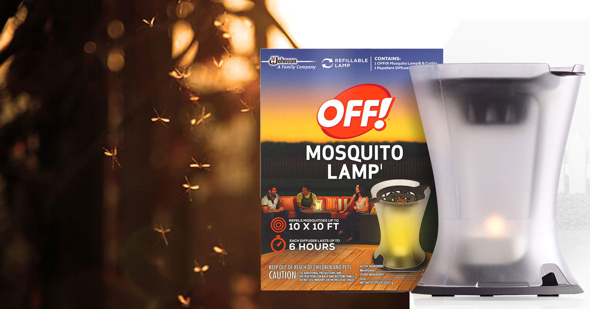 Two New 2/1 Off! Mosquito Repellent Coupons = Refillable Lamp Just 6.