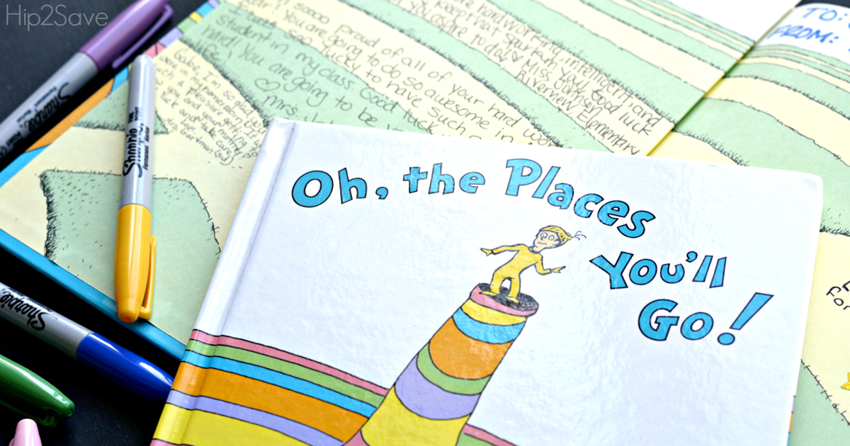 oh the places you'll go book graduation gift idea