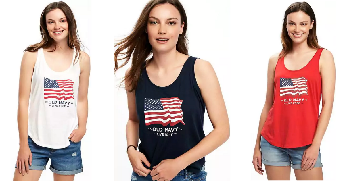 old navy flag tank