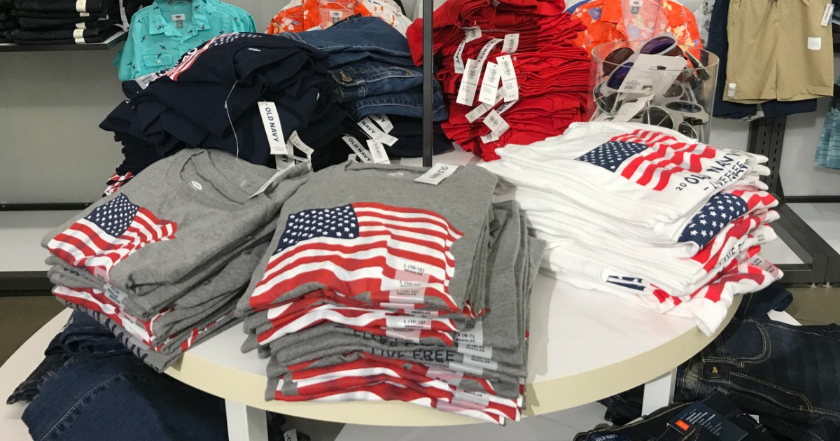 Old Navy: Patriotic Tees & Tanks Just $3.40