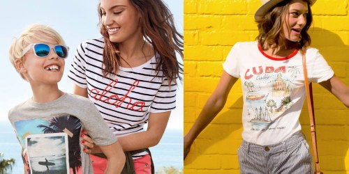 Old Navy: Graphic Tees Just $5-$6 (Regularly $20)