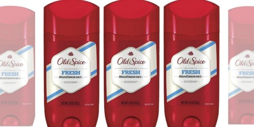 Amazon: Old Spice High Endurance Deodorant 3-Pack Only $4.44 (Just $1.48 Each!)