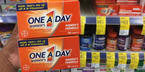 High Value $2/1 One A Day Multivitamin Coupon = 60-Count Only $2.50 at Walgreens