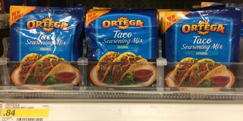 Target: Ortega Taco Seasoning Only 17¢, Taco Shells 12-Pack Only 72¢ + More