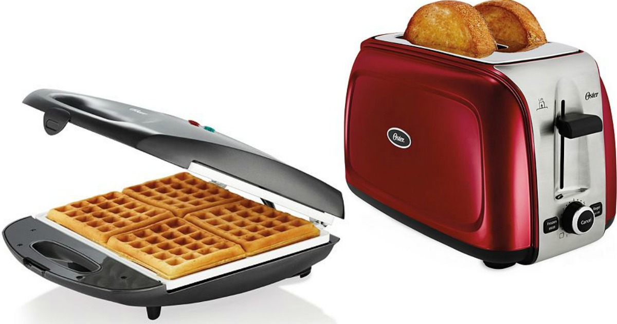 Kohl's Cardholders Oster Belgian Waffle Maker or Toaster Only 10.99