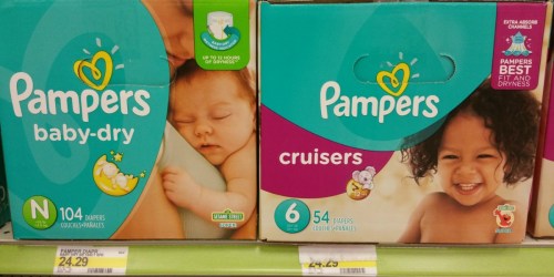 Target: Pampers Cruisers & Easy Ups Super Packs ONLY $12.64 (After Gift Card & Cash Back)