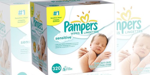 Amazon: Pampers Sensitive Baby Wipes 5 Refill Packs Only $7.39 Shipped (Just $1.48 Per Pack)