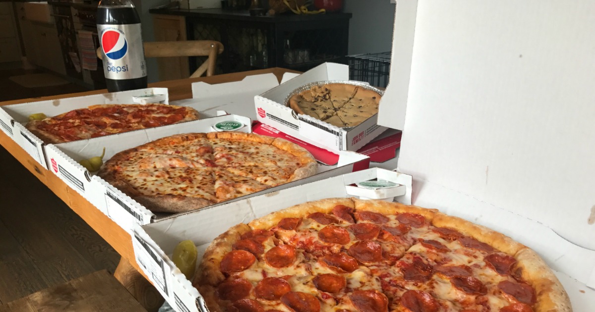 Papa John's TWO Large Pizzas ONLY 14.49 AND Score FREE Large Pizza