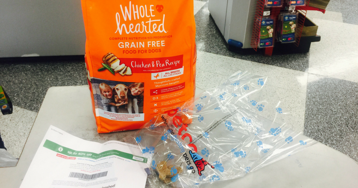 Coupons for shop wholehearted dog food