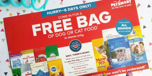 PetSmart: Free Bag Of Dog Or Cat Food – No Purchase Necessary (Check Inbox & Mailbox)