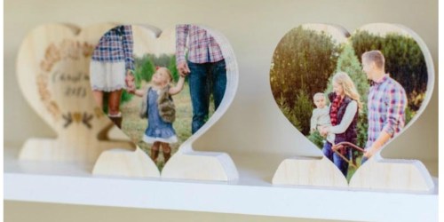 PhotoBarn: Personalized Wooden Photo Hearts ONLY $9.99 Shipped (Regularly $30)