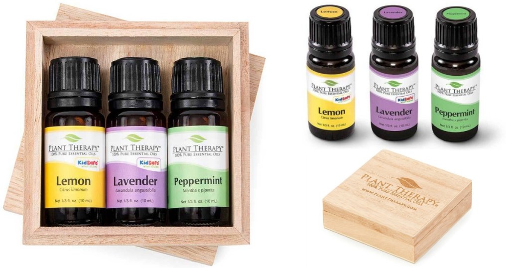 Plant Therapy Lemon Lavender And Peppermint Essential Oils Set