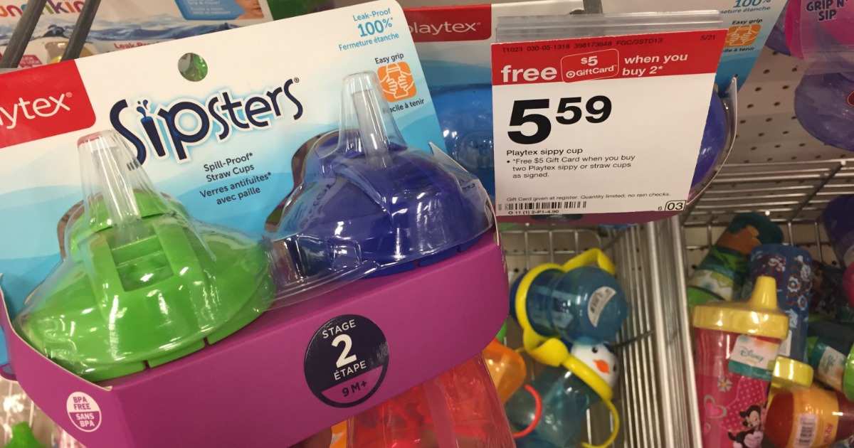 New 2/1 Playtex Cups & Bottles Coupons = Sippy Cups Only 55¢ Each at