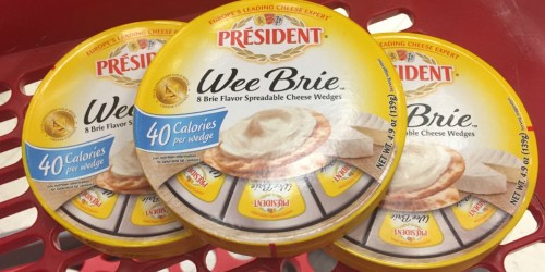 Target Shoppers! Score 50% Off President Wee Brie Cheese