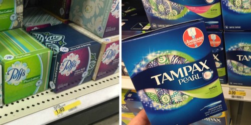 Target: Better Than FREE Tampax & Puffs (After Cash Back)
