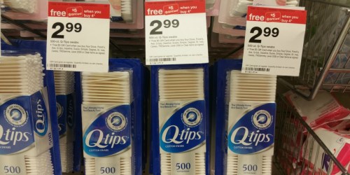 Target: Q-Tips Cotton Swabs 500-Count Only $1.74 Each (After Gift Card) – In-Store & Online