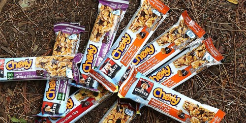Amazon: Quaker Chewy Granola Bars 58-Count Variety Pack Only $8.25 (Just 14¢ Per Bar)