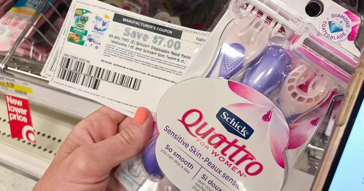 Women's Razor Section Target Target: Schick Quattro Women's Razor 3-Packs Only 64¢ Each After Gift ...