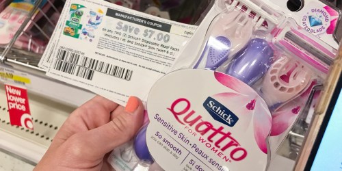 Target: Schick Quattro Women’s Razor 3-Packs Only 64¢ Each After Gift Card – EASY Deal Idea