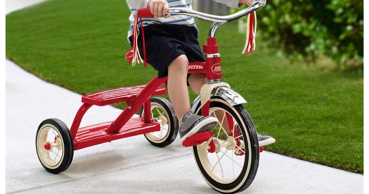 plastic radio flyer tricycle